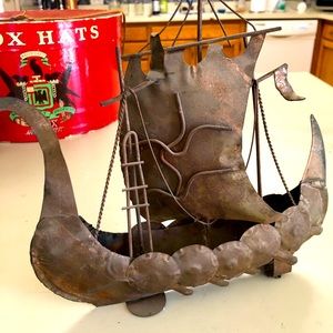 Viking Decorative Metal Ship